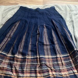 Navy Pendleton Skirt Size 12